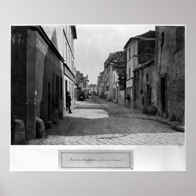 Rue des Anglaises, Rue de Lourcine, Paris Poster (Vorne)