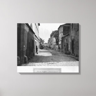 Rue-DES Anglaises, von der Rue de Lourcine, Paris Leinwanddruck
