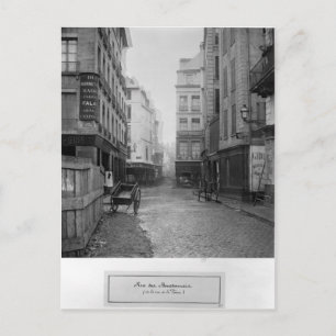 Rue des Bourdonnais Paris 1858-78 Postkarte