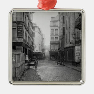 Rue-DES Bourdonnais Paris 1858-78 Silbernes Ornament