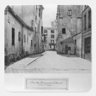 Rue-DES Marmousets Heilig-Marcel Quadratischer Aufkleber