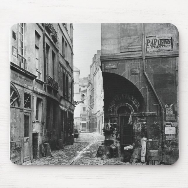 Rue-DES Marmousets, von der Rue Heilig-Landry, Mousepad (Vorne)