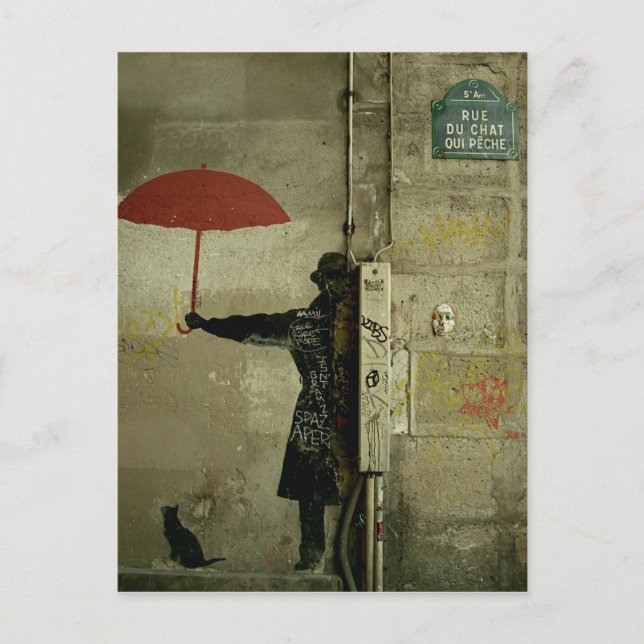 Rue du Chat qui peche Postkarte (Vorderseite)