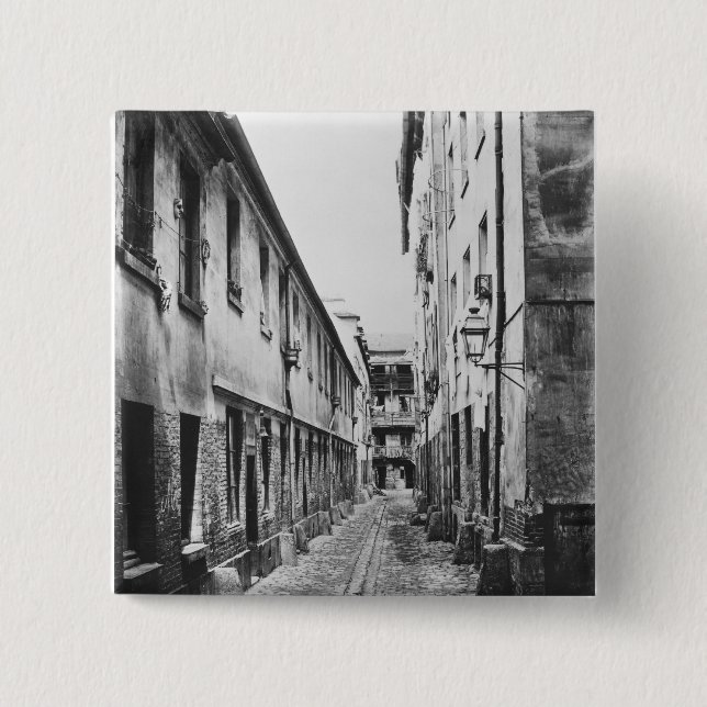 Rue du Fer-ein-Moulin, Paris, 1858-78 Button (Vorderseite)