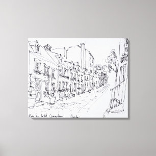 Rue du Petit Champlain, Quebec, Kanada Leinwanddruck