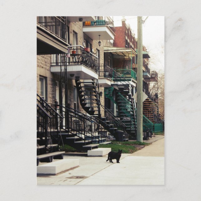 Rue la fontaine postkarte (Vorderseite)