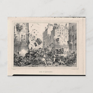 Rue Saint-Antoine Postkarte