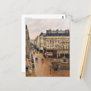 Rue Saint-Honore am Nachmittag, Wirkung des Regens Postkarte