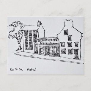 Rue St. Paul Old Town   Montreal, Kanada Postkarte