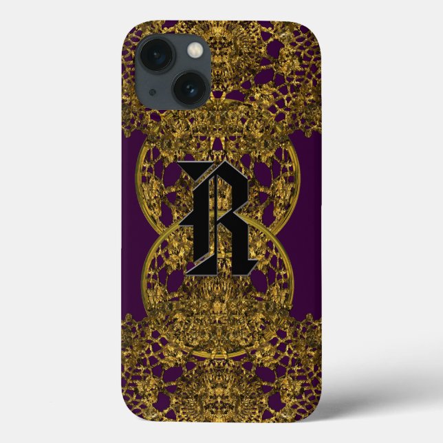 Rue Vicesport Monogram Case-Mate iPhone Hülle (Rückseite)