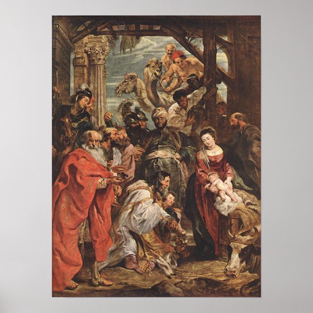 RUEBENS - DIE ANNAHME DES MAGI-DRUCKS POSTER (Vorne)