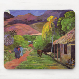 "Ruede Tahiti" - Paul Gauguin Mousepad