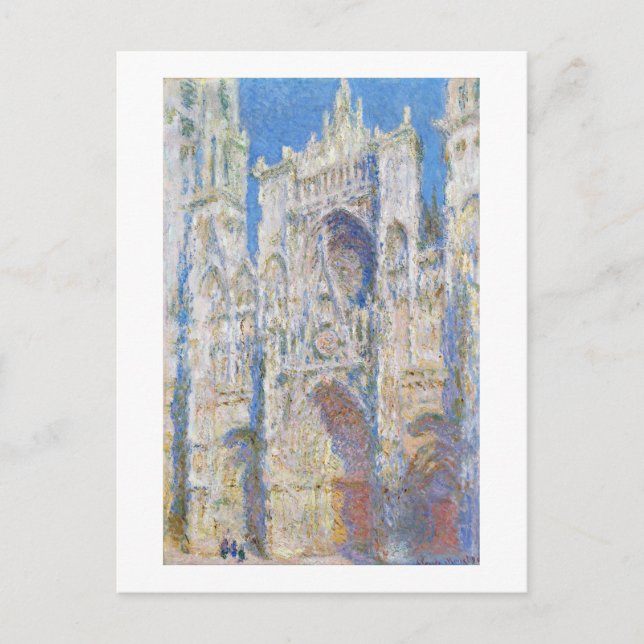 Ruen Cathedral (Sonnenlicht), Monet Postkarte (Vorderseite)