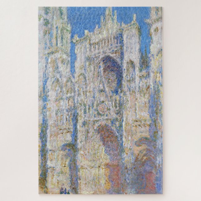 Ruen Cathedral (Sonnenlicht), Monet Puzzle (Vertikal)