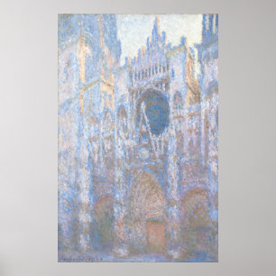 Ruen Cathedral West Façade, Claude Monet Fine Art Poster