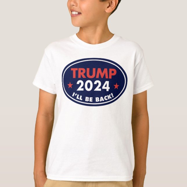 *RUF ALLE PATRIOTS* TRUMP 2024 Kid's Shirt (Vorderseite)