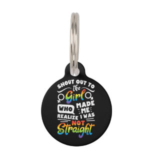 Ruf an das Mädchen Lesbischer Stolz LGBT T-Shirt G Haustiermarke