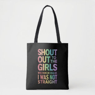 Ruf an die Mädchen Gay Pride Regenbogenflagge LGBT