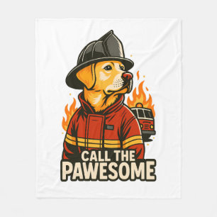 Ruf den Paw-some-Tier-Humor an Fleecedecke