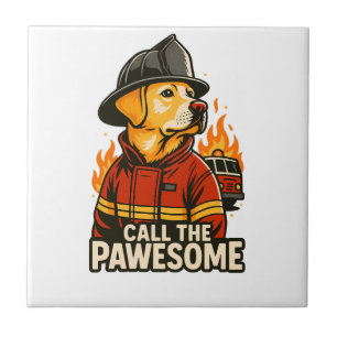 Ruf den Pawesome Pet Humor an Fliese