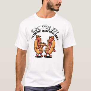 Ruf den Tierarzt, ich bringe diese Hunde zum Schla T-Shirt