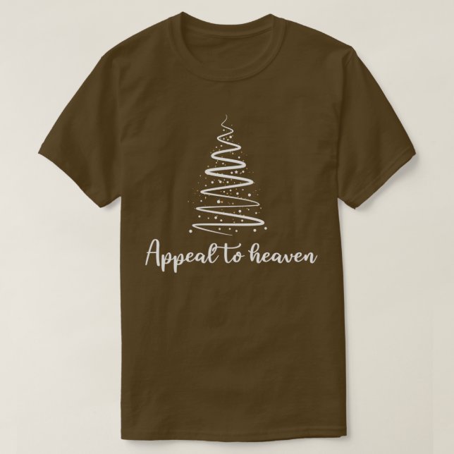 Ruf der Pine-Tree-Flagge an den Himmel   (3)  T-Shirt (Design vorne)