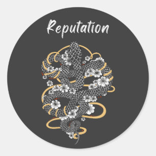 Ruf der Schlange in der Welt Runder Aufkleber