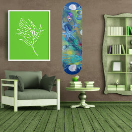 Ruf des Meereslebens Blaue Ozeane Skateboard