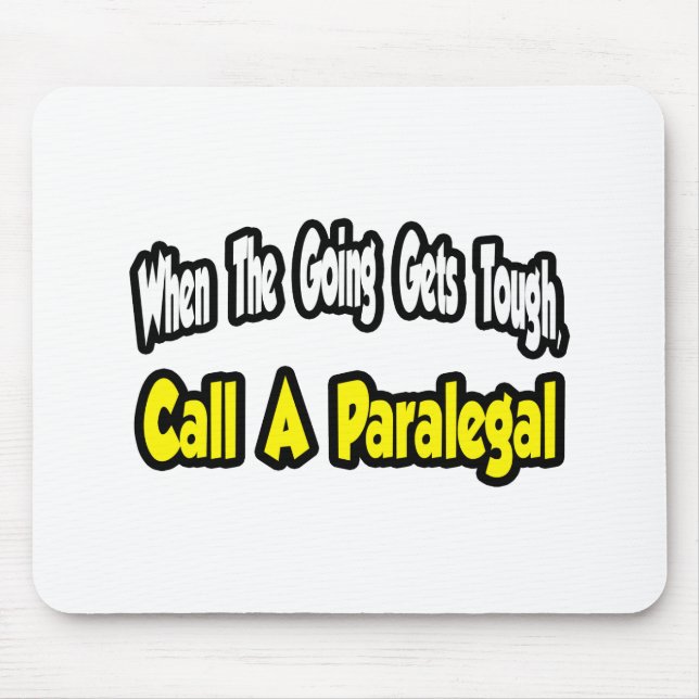 Ruf einen Paralegal an Mousepad (Vorne)