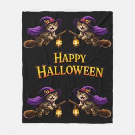 Ruf glückliches Halloween-Fleece-Decke Fleecedecke