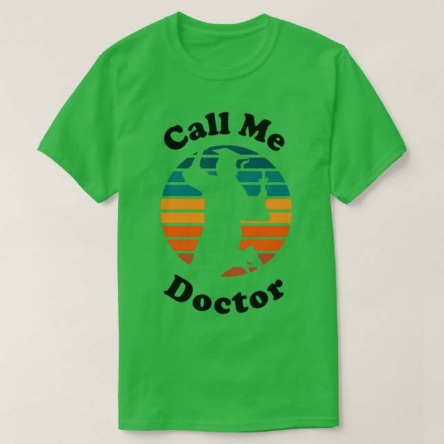 Ruf mich Doktor 3 an T-Shirt (Design vorne)