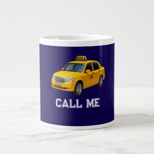 Ruf mich Taxi lustig Jumbo-Tasse