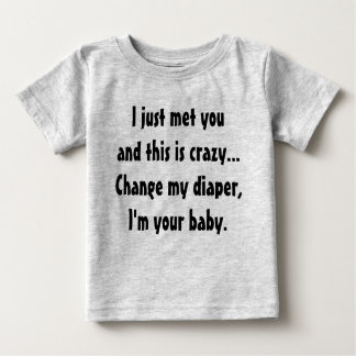 Ruf mich vielleicht an baby t-shirt