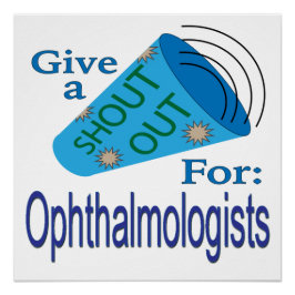 Ruf nach Augenärzten aus Poster