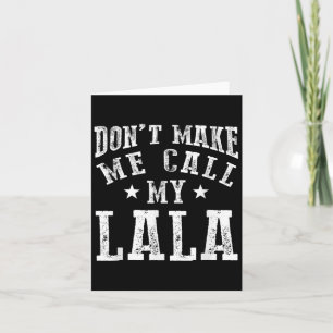 Ruf nicht meine Lala Oma lustige Granhild An Karte