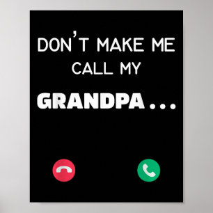 Ruf nicht meinen Opa Poster