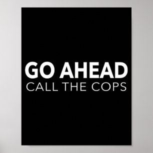 Ruf ruhig die Polizei für Männer Lustige Läuse-Par Poster