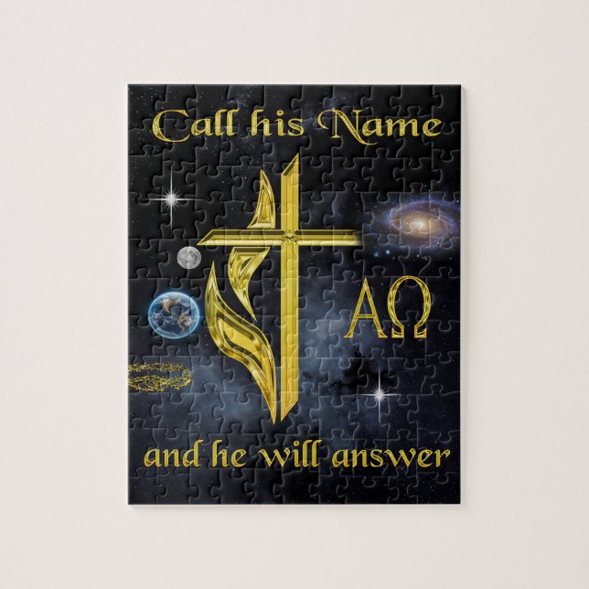 Ruf seinen Namen an Puzzle (Vertikal)