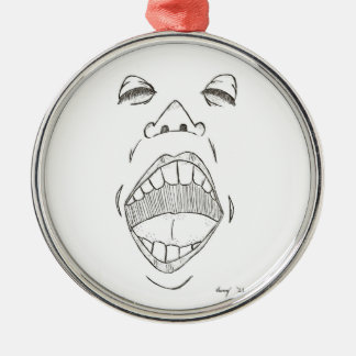 "Ruf-" Verzierung Silbernes Ornament