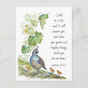 Rufe mich an Schrift Inspiration Kalifornienwachte Postkarte