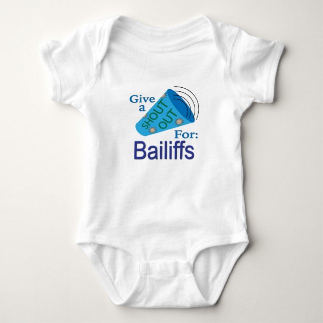 Rufen für Bailiffs Baby Strampler (Vorderseite)