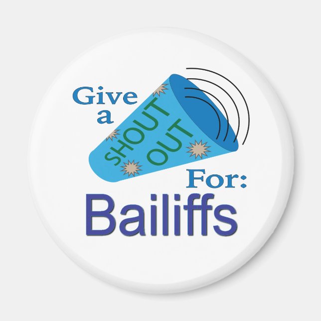 Rufen für Bailiffs Magnet (Vorne)