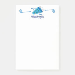 Rufen für Histopathologen Post-it Klebezettel