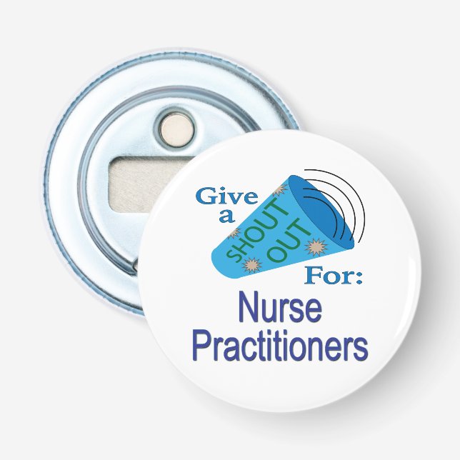 Rufen für Krankenpfleger Flaschenöffner (Vorderseite)