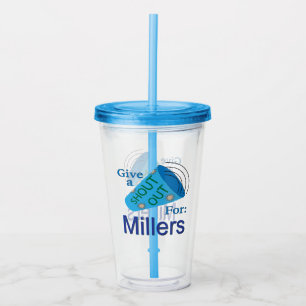 Rufen für Millers Acryltrinkbecher