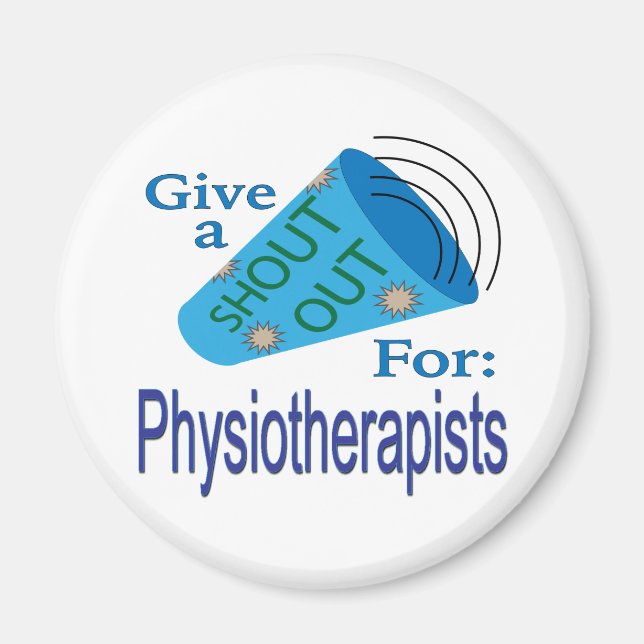 Rufen für Physiotherapeuten Magnet (Vorne)