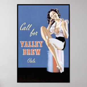 Rufen nach der Valley Brew Pale Poster