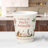 Rufen Sie alle Party Tiere Woodland Mädchen Geburt