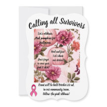 Rufen Sie alle Überlebenden an. Rosa Kürbis zu Hal