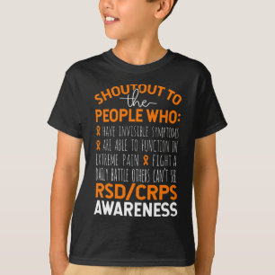 Rufen Sie an das Rsdcrps-Kriegerteam Orange T-Shirt